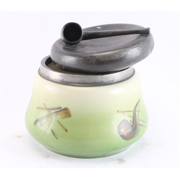 Porcelain Tobacco Humidor.