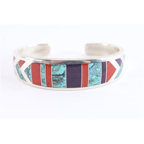 Hopi Inlaid Cuff.