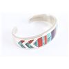 Image 3 : Hopi Inlaid Cuff.