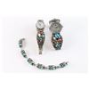 Image 2 : Navajo Men's & Women's Watch Set.