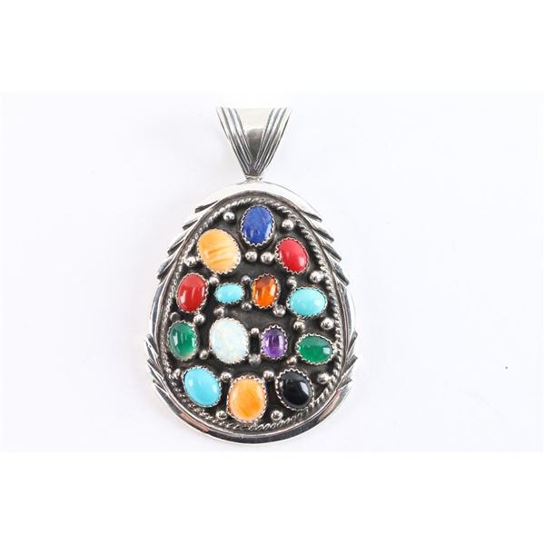 Navajo Multi-stone Pendant