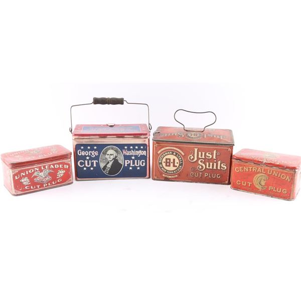 Lot of 4 Tobacco Tins.
