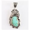 Image 1 : Natural Royston Turquoise Pendant