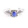 Image 1 : Navajo Lapis Sterling Cuff.