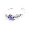 Image 3 : Navajo Lapis Sterling Cuff.