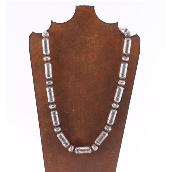 Sterling Beaded Necklace.