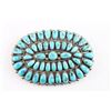 Image 1 : Navajo Turquoise Cluster Pin.