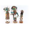 Image 1 : Lot of 3 Signed Kachina Dolls.
