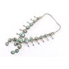 Image 2 : Beautiful Navajo Squash Blossom Necklace.