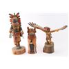 Image 3 : Lot of 5 Carved Kachina Dolls.