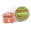 Image 1 : Lot of 2 Tin Pre-WWII Tobacco Cans.