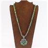 Image 1 : Navajo Green Turquoise Necklace