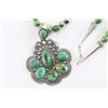 Image 3 : Navajo Green Turquoise Necklace