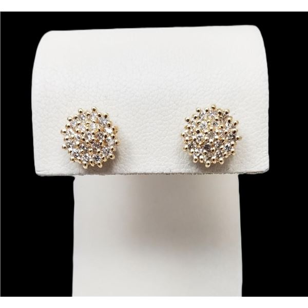 Dazzling Diamond Stud Earrings