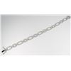Image 2 : Stylish Sterling Silver and Diamond Link