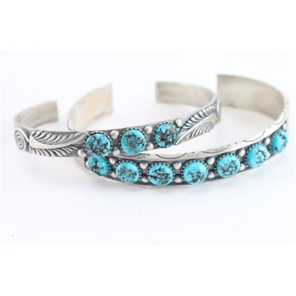 Collection of 2 Navajo Cuffs.