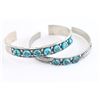Image 2 : Collection of 2 Navajo Cuffs.