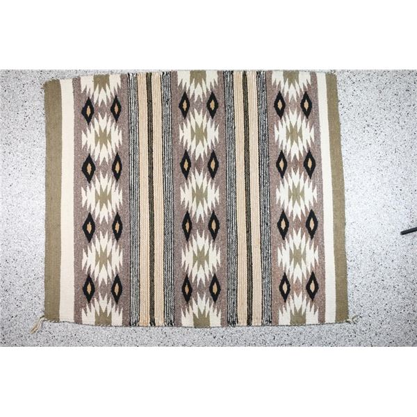 Navajo Banded Crystal Rug.