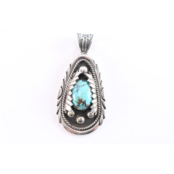 Navajo Turquoise Pendant