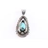 Image 1 : Navajo Turquoise Pendant