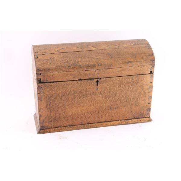 Early Dovetailed Oak Box.