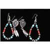 Image 2 : Lot of 2 Pair of Navajo Earrings.