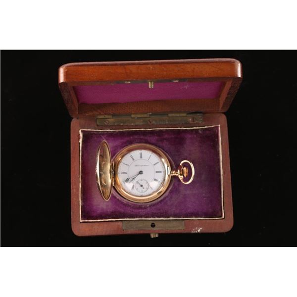 Hampton Hunting Case Pocket Watch.