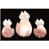 Image 2 : Vintage Copper "Cool Cat" Brooch & Earrings.