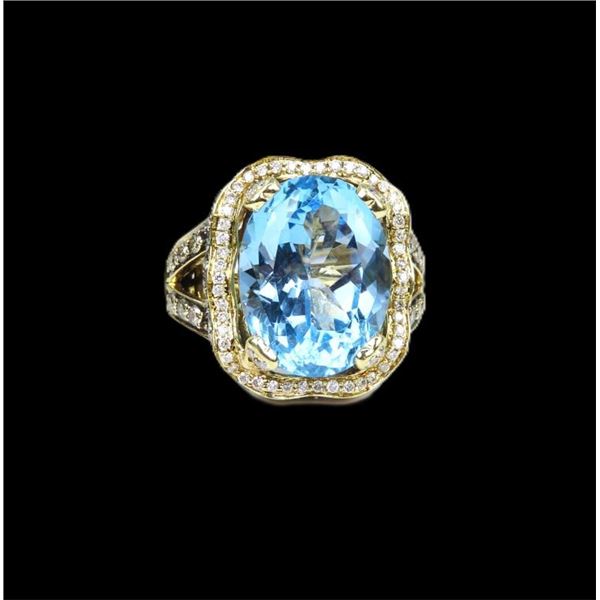 Spectacular ‘CARLO VIANA’ Designer Blue Topaz