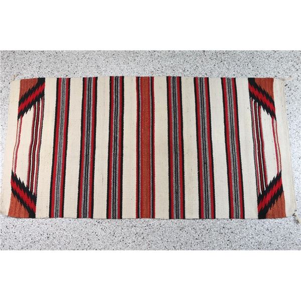 Navajo Double Saddle Blanket.