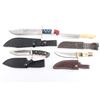 Image 1 : Lot of 4 Sheath Knives.