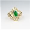 Image 3 : Brilliant Emerald and Diamond Ring.