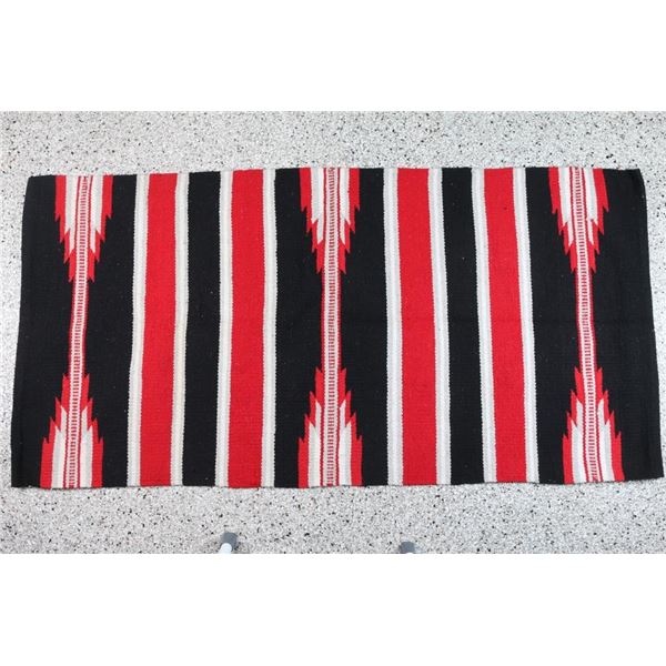 Navajo Double Saddle Blanket.