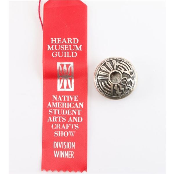 Sterling Silver Seed Pot.