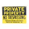 Image 1 : Vintage Private Property Sign.