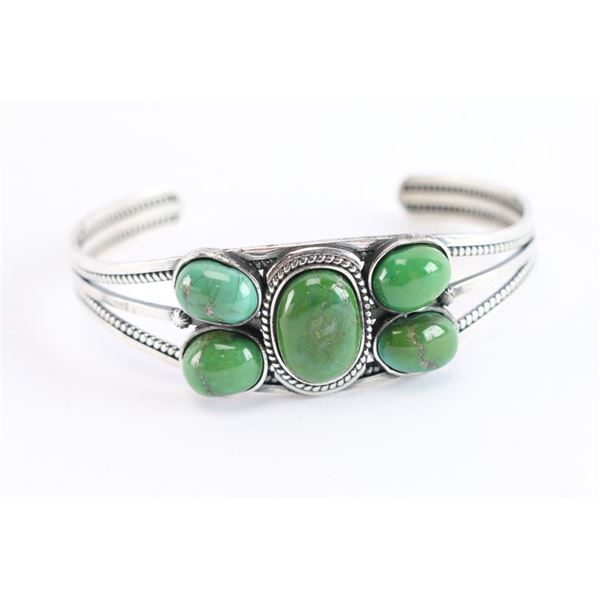 Green Turquoise Cuff.