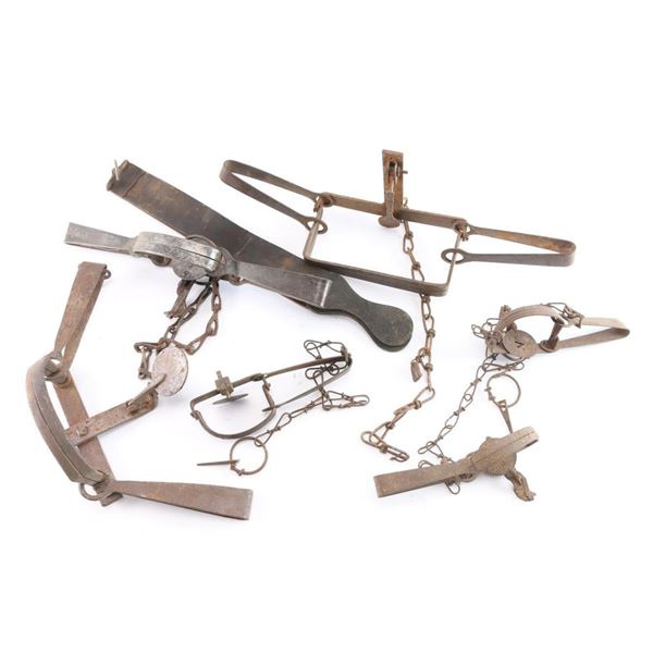 Lot of 6 Vintage Animal Traps