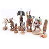 Image 1 : Lot of 8 Smaller Kachina Dolls.
