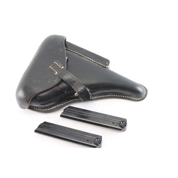 Luger Mauser P08 Holster and Mags