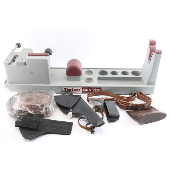 Lot of 2 Holsters, Buttpads & More