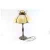 Image 2 : Antique Slag Glass Lamp.