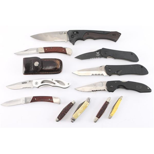 Collection of 11 Pocket Knives