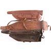 Image 2 : Lot of Vintage Soft Leather Shotgun/Rifle Cases