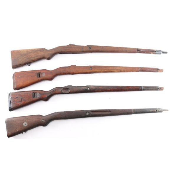 Lot of 4 Military Mauser 98 Stocks