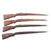 Image 1 : Lot of 4 Military Mauser 98 Stocks