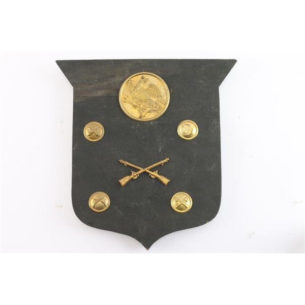 Military Display Plaque Lot