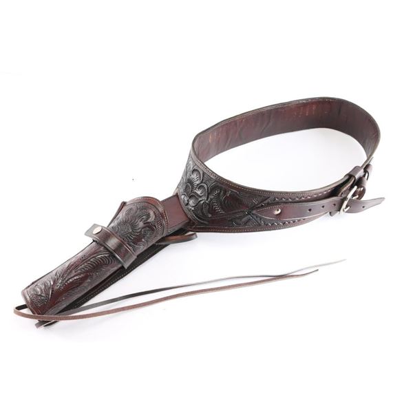 Lot of Hand-Tooled Holster Rig