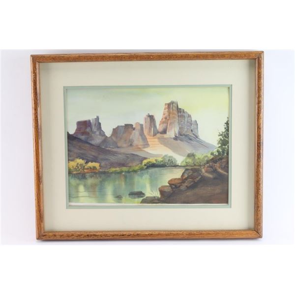 Original Watercolor by Jeanie Crawford.