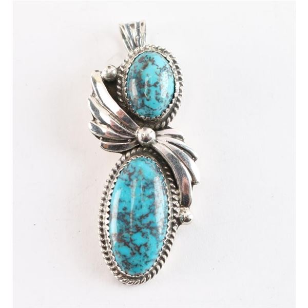Navajo Two Stone Pendant.