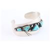 Image 2 : Contemporary Navajo Turquoise Cuff.